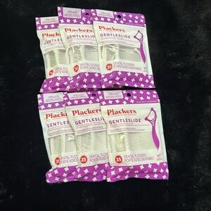 Plackers GentleSlide Dental Flossers - 6 Packs (35 Count Each)